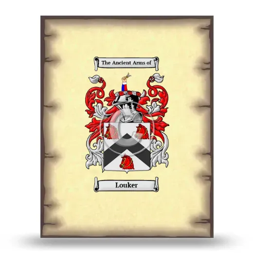 Louker Coat of Arms Print