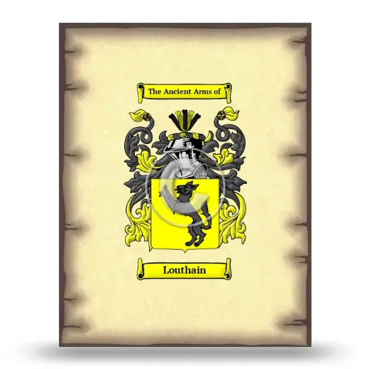 Louthain Coat of Arms Print