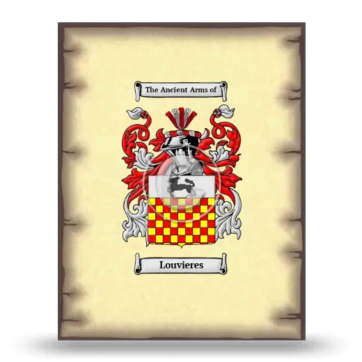 Louvieres Coat of Arms Print