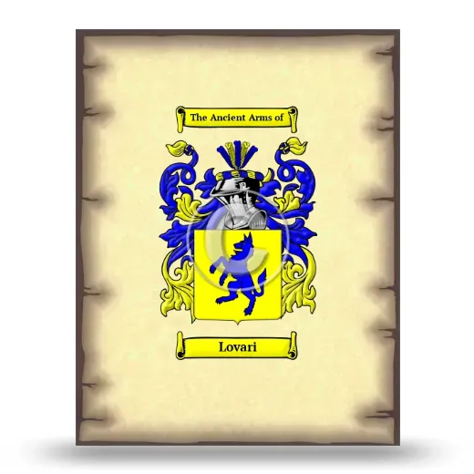 Lovari Coat of Arms Print