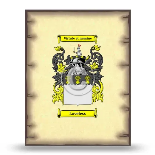 Loveless Coat of Arms Print