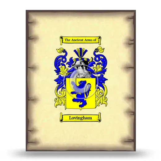 Lovingham Coat of Arms Print