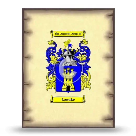 Lowake Coat of Arms Print