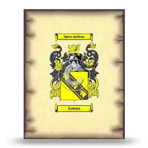 Lowas Coat of Arms Print