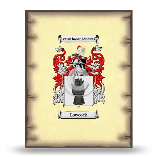 Lowcock Coat of Arms Print