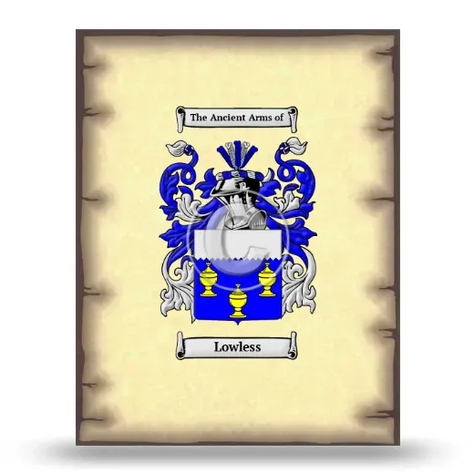Lowless Coat of Arms Print