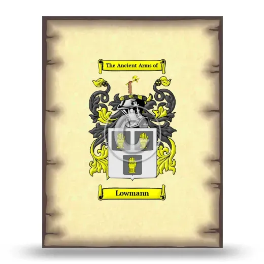 Lowmann Coat of Arms Print