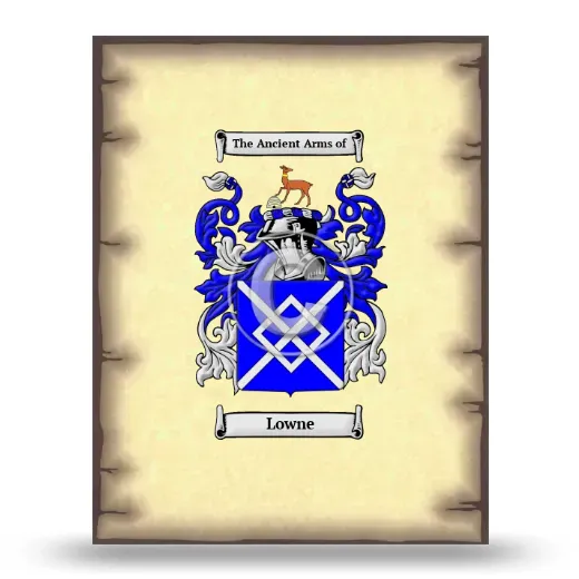 Lowne Coat of Arms Print