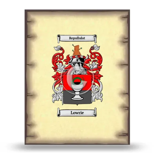 Lowrie Coat of Arms Print