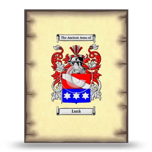 Lucà Coat of Arms Print