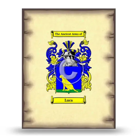 Luca Coat of Arms Print