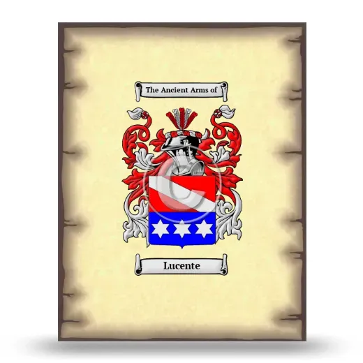 Lucente Coat of Arms Print