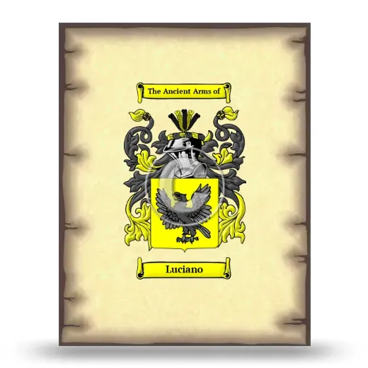 Luciano Coat of Arms Print