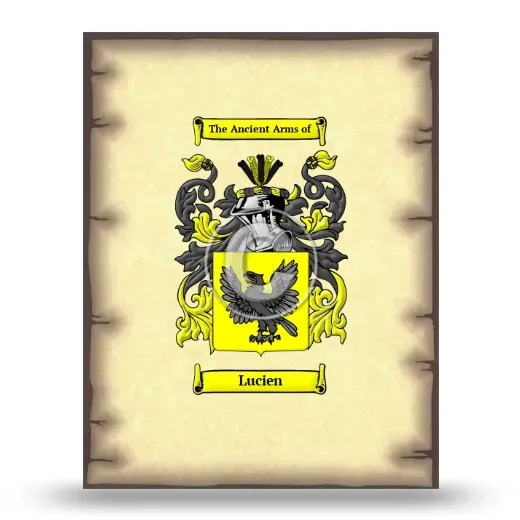 Lucien Coat of Arms Print