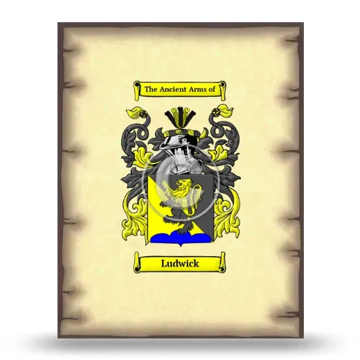 Ludwick Coat of Arms Print