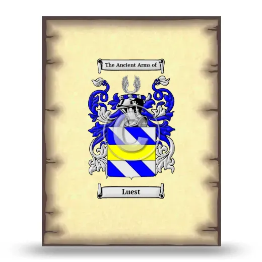 Luest Coat of Arms Print