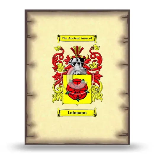 Luhmann Coat of Arms Print