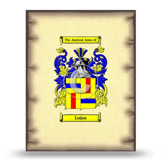 Lujan Coat of Arms Print