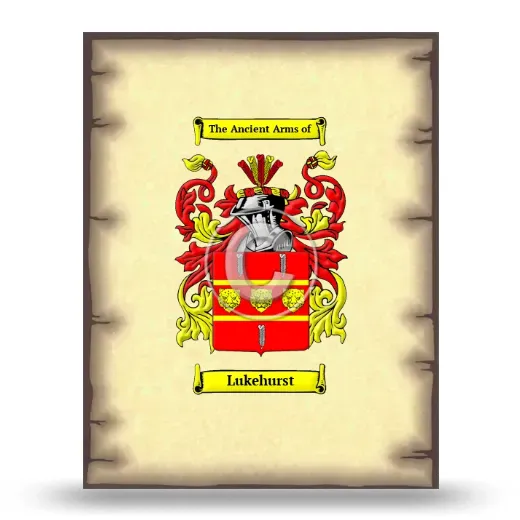 Lukehurst Coat of Arms Print