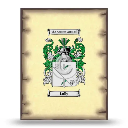 Lully Coat of Arms Print