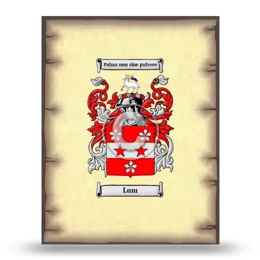 Lum Coat of Arms Print