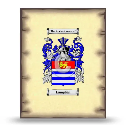 Lumpkin Coat of Arms Print