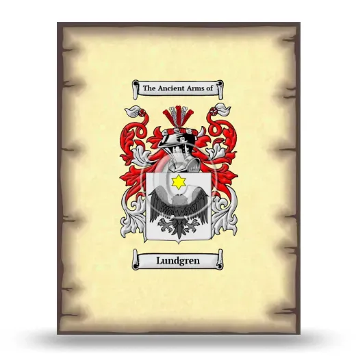Lundgren Coat of Arms Print