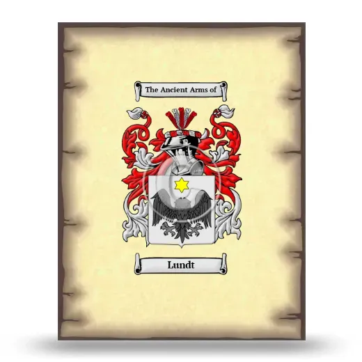 Lundt Coat of Arms Print