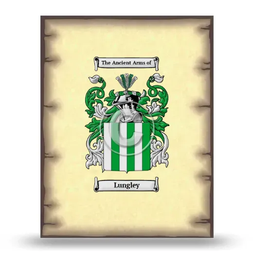 Lungley Coat of Arms Print