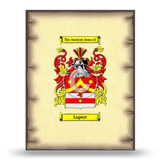 Lupert Coat of Arms Print