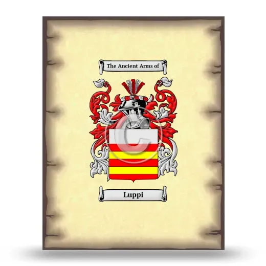 Luppi Coat of Arms Print