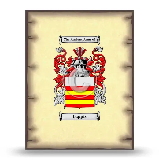 Luppis Coat of Arms Print