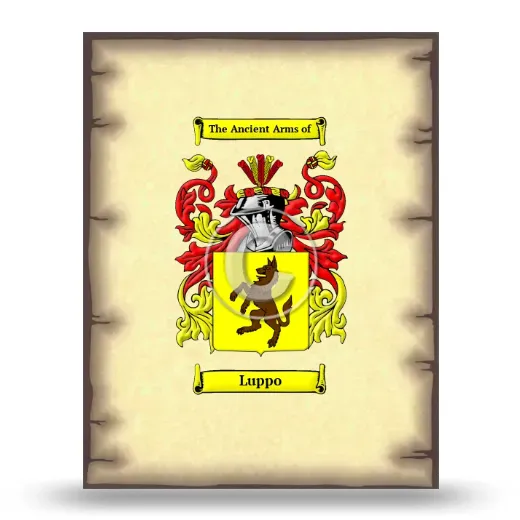 Luppo Coat of Arms Print