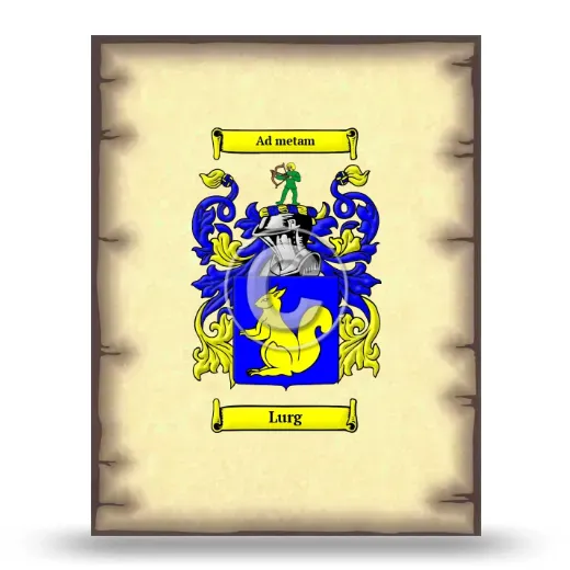 Lurg Coat of Arms Print