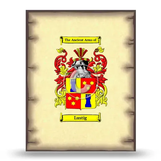 Lustig Coat of Arms Print