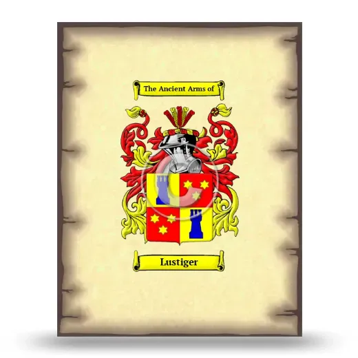 Lustiger Coat of Arms Print