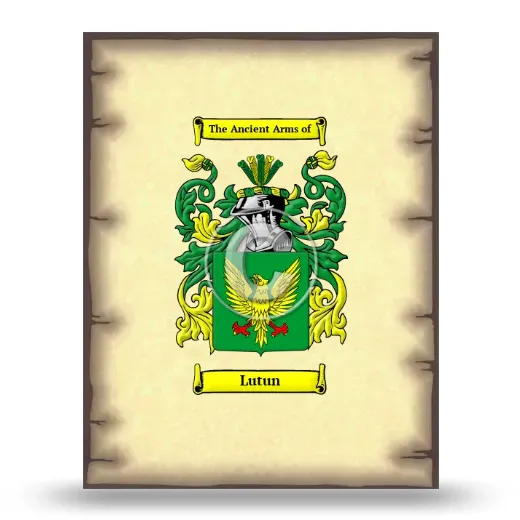 Lutun Coat of Arms Print