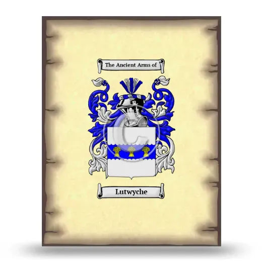 Lutwyche Coat of Arms Print
