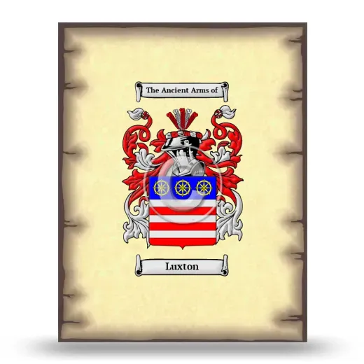 Luxton Coat of Arms Print