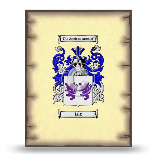 Luz Coat of Arms Print