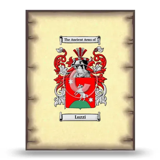 Luzzi Coat of Arms Print