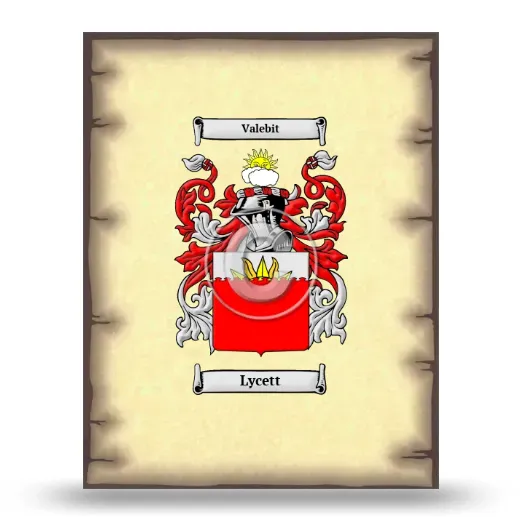 Lycett Coat of Arms Print