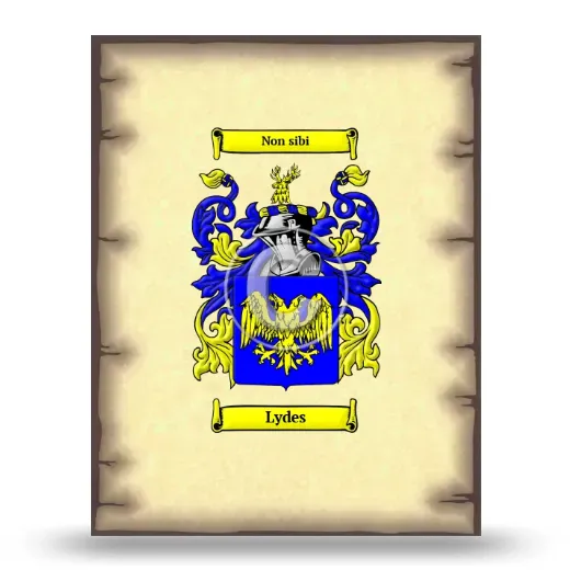 Lydes Coat of Arms Print