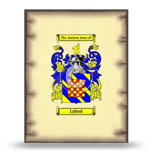 Lyford Coat of Arms Print