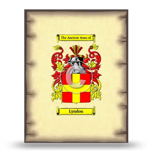 Lyndon Coat of Arms Print