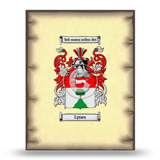 Lynes Coat of Arms Print
