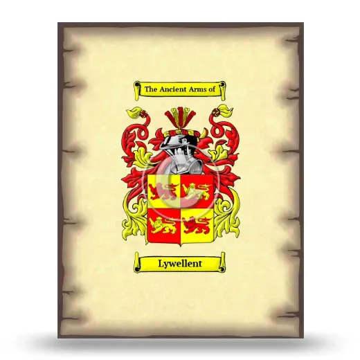 Lywellent Coat of Arms Print