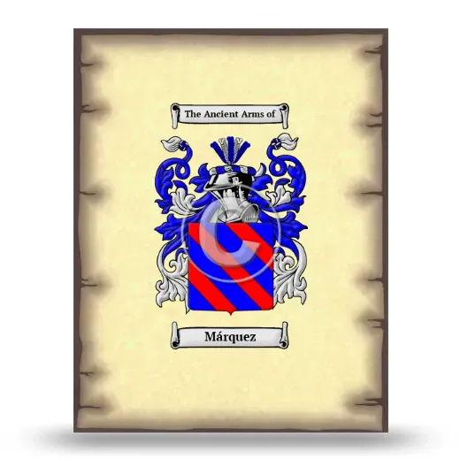 Márquez Coat of Arms Print