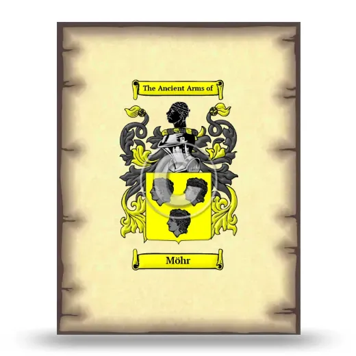 Möhr Coat of Arms Print