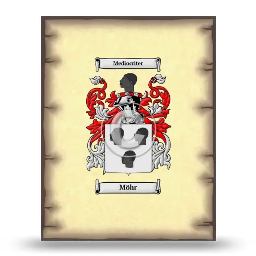 Möhr Coat of Arms Print
